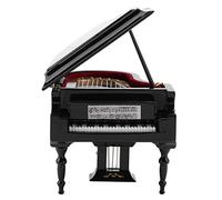 Generic Mini Modelo de Piano, Adorno Decorativo, Exquisito Diseño de Madera para Exhibición de Mesa de Oficina en Casa, Madera Natural, 10*9*4,5 Cm