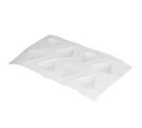 Generic Mini Moldes para Pasteles, Molde de Queso para Queso con Silicona de Grado de Comida 8 Cavidad Pastel de de Silicona de para Hacer Helados, Dulces, Fondant, Chocolates, Jabones