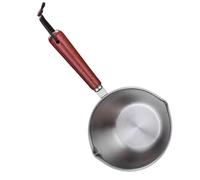 Generic Mini Olla Calentador de Leche Compacta de Acero Inoxidable 200ml Antideslizante Ideal para Tareas de Cocina