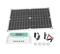 Generic Mini Paneles Solares, Kit de Panel Solar Monocristalino Kit de Panel Solar Paneles Solares con, Controlador, Clamp/Holder de Cocodrilos, 4 Taza de Succión, 1 Línea de Conexión y 2 Chinos