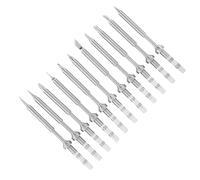 Generic Mini Puntas de Soldador de Acero Inoxidable para Soldador TS100, Puntas de de Repuesto de Calentamiento Rápido para Entusiastas del Bricolaje, 1 de (Juego de puntas para cautín TS100 de 11