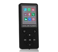 Generic Mini Reproductor Multimedia MP4 con Pantalla LCD Ultrafina, Compatible con Tarjeta TF de 32G, Reproductor de Música para Correr, Radio FM, Azul/Dorado (como se Muestra #90)