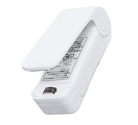 Generic Mini Sellador de Bolsas Máquina Portátil de Sellado Térmico con Prensa Manual para Bolsas de Plástico Conservación Eficiente de Alimentos Adecuada para una Amplia Gama de de Plástico (WHITE)