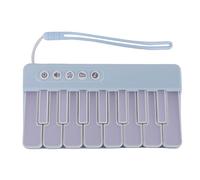 Generic Mini Teclado de Piano de Juguete para Niños Pequeños, Instrumento Musical Portátil con Luces de Colores, Rimas Infantiles Integradas, Material ABS Resistente, Regalo para