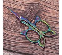 Generic Mini Tijeras de Acero Inoxidable de Estilo Antiguo para Bordado, álbumes de Recortes y Manicura (multicolor)