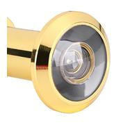 Generic Mirilla de Puerta de 200 Grados de Alta Privacidad con Cubierta Resistente, Fácil Instalación para Puertas de Madera/seguridad/fuego (GOLD)