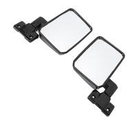 Generic Mirror del Lado del Pasajero del Conductor, Instalación Fácil de Ajuste 1 par 1 Espejo Retrovisor Izquierdo Espejo Transparente Impermeable para Landcruiser 70 75 78 Series 1985-2013 (largo)