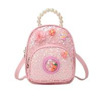 Generic Mochila Escolar de Lentejuelas para niños pequeños, Escuela Primaria de jardín de Infantes con Linda Mochila Escolar para niños, un Buen Regalo,Rosado