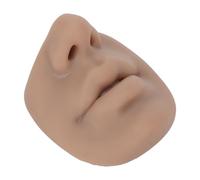 Generic Modelo de Nariz de Silicona Suave Pantalla de Nariz Realista para Anillos en la Modelo de Enseñanza El Mejor Regalo (7 X 7,5 X 4,2 cm) para Amantes de la Joyería (Piel Oscura)