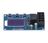 Generic Módulo Controlador de Carga de Batería Pantalla LCD Interruptor de Protección contra Sobrecarga Potente Función de Control para Control de Batería de Litio DC6-60V Material PCB de
