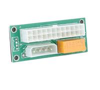Generic Módulo de Arranque Síncrono de Fuente de Alimentación Dual de 24 Pines para Minería 4 Pines, Placa Convertidora de Potencia Resistente para Proteger la Energía y la Vida útil de la Tarjeta