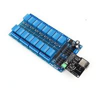 Generic Módulo de Control Ethernet de Servidor WEB con relé RJ45 de 16 Canales para Gestión de Dispositivos Domésticos Inteligentes