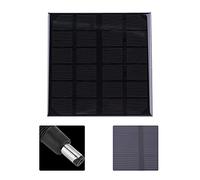 Generic Módulo de Panel Solar de Silicio Monocristalino, Salida CC, 3W, Cargador Eficiente para Dispositivos de 3,7-6V, Diseño Ligero
