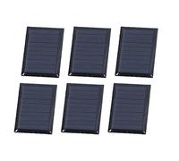 Generic Módulo de Panel Solar Pequeño de Bricolaje Resistente a la Intemperie 0,15 W 5 V para Proyectos Científicos Luz de Juguete, 10 Piezas Mini Células Solares para de Carga Solar