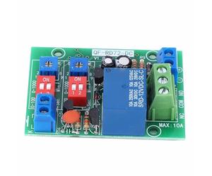 Generic Módulo de relé de Arranque y Parada con Modo de Ciclo Infinito, Tiempo de Retardo Ajustable, Adecuado para Entusiastas y Aficionados Al Bricolaje
