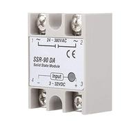 Generic Módulo de relé de Estado Sólido de 90 A con Cubierta de Plástico Aislante para Control Confiable en Proyectos Electrónicos Entrada de 3-32 V