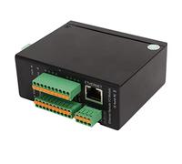 Generic Módulo Ethernet RS485 IO, Liviano y de Tamaño Pequeño para Modbus RTU, Controlador IO de Red de Entrada Analógica para Adquisición de Datos de Red Inteligente (0-5V)