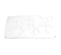 Generic Molde de Silicona con Forma de Avión para Hornear Bricolaje, Decoración de Pasteles de Chocolate, Molde Flexible Antiadherente para Microondas, Horno, Congelador, Lavavajillas, 11,7 X 6,9