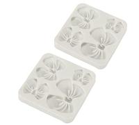 Generic Molde de Silicona con Forma de Lazo, Diseño de Dibujos Animados Duradero y Flexible para Hacer y Pasteles de Chocolate, Paquete de 2