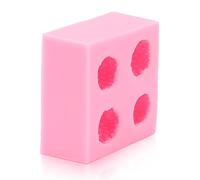 Generic Molde de Silicona Fresa Molde No Tóxico de Primera Calidad para Hacer Chocolate y Fondant, Ideal para Repostería Casera, 1 Unidad (PINK)