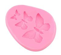Generic Molde de Silicona para Pastel de Feliz Cumpleaños, Fácil de Usar, Ideal para Decoraciones para Hornear DIY, Rosa, 3 * 2,4 * 0,4 Pulgadas para Baby Shower