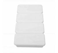 Generic Molde Grande para Cubitos de Hielo de Silicona de Calidad Alimentaria, para Paletas Heladas Largas y Palitos de Batido, Perfecto para Botellas de Agua, 16,9x10x3,6 Cm (WHITE)