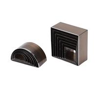 Generic Molde para Cortar Cuero Exquisito Kit de Herramientas de Perforación de Cuero de Acero con Alto Contenido de Carbono para Artesanía en 14 Piezas para Correas de Reloj, Bolsos, Cinturones o