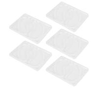 Generic Molde Reutilizable para Máscara de Ojos, Parche Multifuncional para Productos de Cuidado de la Piel DIY, Bandeja Portátil para el Hogar y Salones de Belleza, 5 uds.