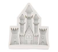 Generic Moldeador de Castillos de Silicona Herramienta Versátil para Moldear Fondant para Decoración de Pasteles de Chocolate Moldeador de Casas de Silicona Seguro para Vacaciones o Fiestas de