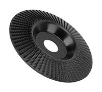 Generic Molinillo de Tocón, Molinillo Angular de Madera Disco de Madera de Tallado de Tungsteno de Tungsteno de 125 Mm Disco de Moldeo de Molienda para Lijar una Forma de Talla de Talla (BLACK)
