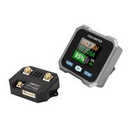 Generic Monitor de Batería Inteligente con Bluetooth, Probador de Voltaje Preciso con Derivación para Vehículos Recreativos, Motocicletas Eléctricas y Barcos, 10-100V, 50A
