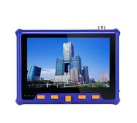 Generic Monitor de Probador CCTV de 5 Pulgadas AHD con Batería de Gran Capacidad para Pruebas de Cámara, Tester de Video de Cámara Coaxial Fácil de Transportar (Enchufe de la UE)