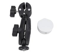 generic Montaje Satelital Rectangular de Aleación de Aluminio para Escalera de Vehículos Recreativos y Estante para Techo, Abrazadera de ángulo Ajustable para Tuberías Redondas, Soporte