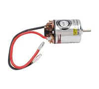 Generic Motor Cepillado de Alta Torsión con Cepillo de Carbón Reemplazable, Gran Potencia, Rotor de 3 Ranuras para Coche RC, Plateado, 1,4", para Coches de Escalada 1/10 (17T)