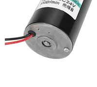 Generic Motor DC 12/24V de Alta Velocidad 150W Tipo Cepillo con Rotación CW CCW para Cortadora de Césped, Máquina Cortadora, Bobinado de Cobre (24V5500rpm)