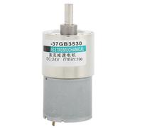 Generic Motor de Engranaje CC de Baja Velocidad, Mini Imán Permanente, 24 V, Potente par para Proyectos de Robótica, Cobre, 5,5x15mm (100 rpm/min)