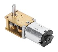 Generic Motor de Engranaje de Metal N20 DC12V Micro Motor de bajo Ruido para Robots de Simulación, Resistente a Impactos y Reducción de Velocidad Eficiente (DC12V381RPM)