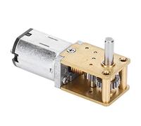 Generic Motor de Engranaje de Metal N20 DC12V Micro Motor de bajo Ruido para Robots de Simulación, Resistente a Impactos y Reducción de Velocidad Eficiente (DC12V68RPM)