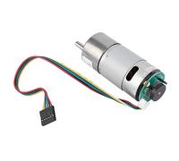 Generic Motor de Engranaje de Torsión Grande con Codificador Motor de Reducción de Velocidad de Alto par 12 V/24 V para Dispositivos y Electrodomésticos Inteligentes Construcción de Metal (24V,