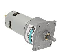 Generic Motor de Engranaje Metálico Micro de Alto par DC12V/24V 35W con Ajuste de Velocidad para Automatización de Oficinas y Hogares (#11)