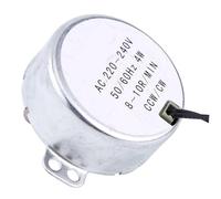 Generic Motor de Engranajes, 50/60Hz CCW/CW Motor de Engranajes Síncrono Eléctrico Síncrono Eléctrico para Artesanías para Ventilador (8-10RPM)