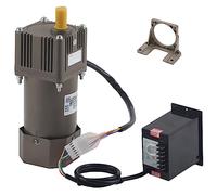 Generic Motor de Engranajes de Velocidad Ajustable Motor Asíncrono Monofásico de Alto Rendimiento de 90 W para la Industria Automotriz y Maquinaria de Ascensores con Gobernador (Relación de
