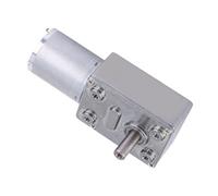 Generic Motor de Reducción de Velocidad de CC Tipo Micro Motor de Engranaje Helicoidal de Torsión Grande 12 V para Equipos Inteligentes y Campanas Extractoras (50)