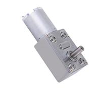 Generic Motor de Reducción de Velocidad de CC Tipo Micro Motor de Engranaje Helicoidal de Torsión Grande 12 V para Equipos Inteligentes y Campanas Extractoras (50)