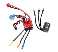Generic Motor sin Escobillas RC 2430 6300KV de Alto par y Combo ESC de 25A para Vehículos RC 1/16 1/18 Diseño Resistente Al Agua y Funcionamiento Eficiente