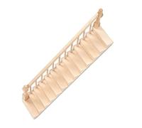 Generic Muebles en Miniatura, 1 a Escala Accesorios de Casa de Muñecas Casa de Escaleras con Material de Abedul 1/12 Escala para Colgar en la Pared con una Altura de 22-25 Cm/8.7-9.8in (Vela del