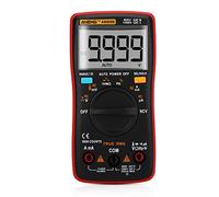 Generic Multímetro Digital AN8009 True RMS Auto Range Tamaño Pequeño para el Mantenimiento del Hogar y del Automóvil Rojo 1 Pieza