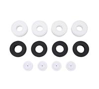 Generic Neumáticos de Coche RC, Diseño ágil, Fácil Instalación para Reemplazo de Ruedas de Camión Todoterreno C94 a Escala 1/10, Apto para Entusiastas del Bricolaje, Blanco, Juego de 4
