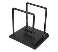 Generic Newton's Cradle Equilibrio Inteligente Bolas de Acero Péndulo Juguete Científico para Sala de Estudio y Decoración del Hogar, Plástico + Acero, 7 X 5,8 X 7,1 Pulgadas