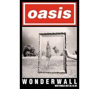 Generic Oasis Wonderwall - Póster vintage de música de banda de rock, metal pesado, arte de pared, póster A4